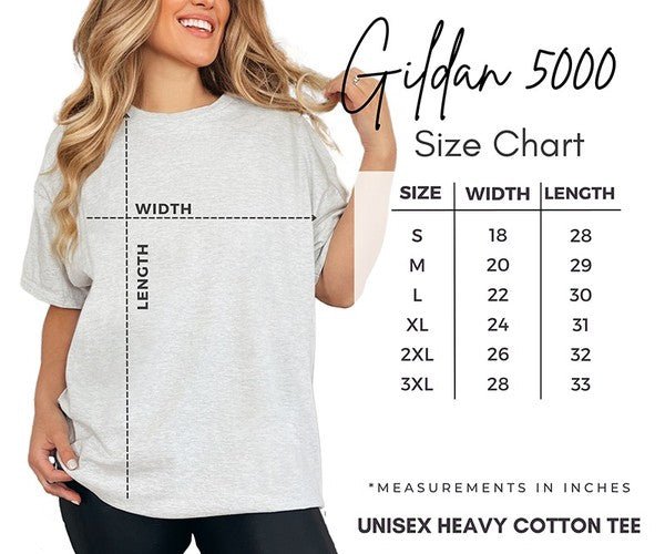 Western 4th Of July Graphic Plus Heavy Cotton Tee
