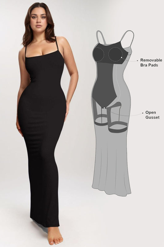 Basic Bae Built-In Shapewear Sleeveless Maxi Dress - Classique Collection