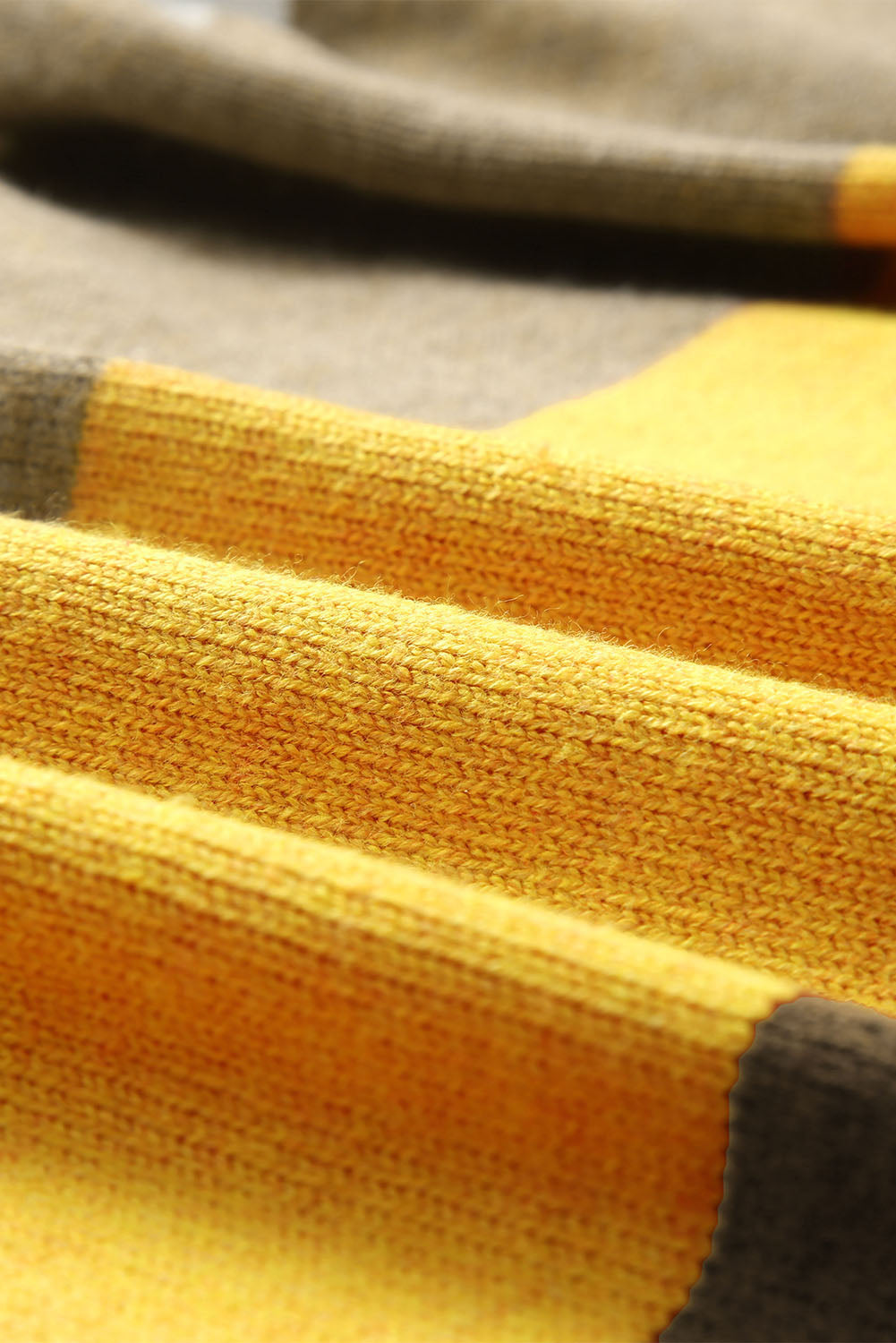 Open Front Color Block Cardigan - ClassiQ