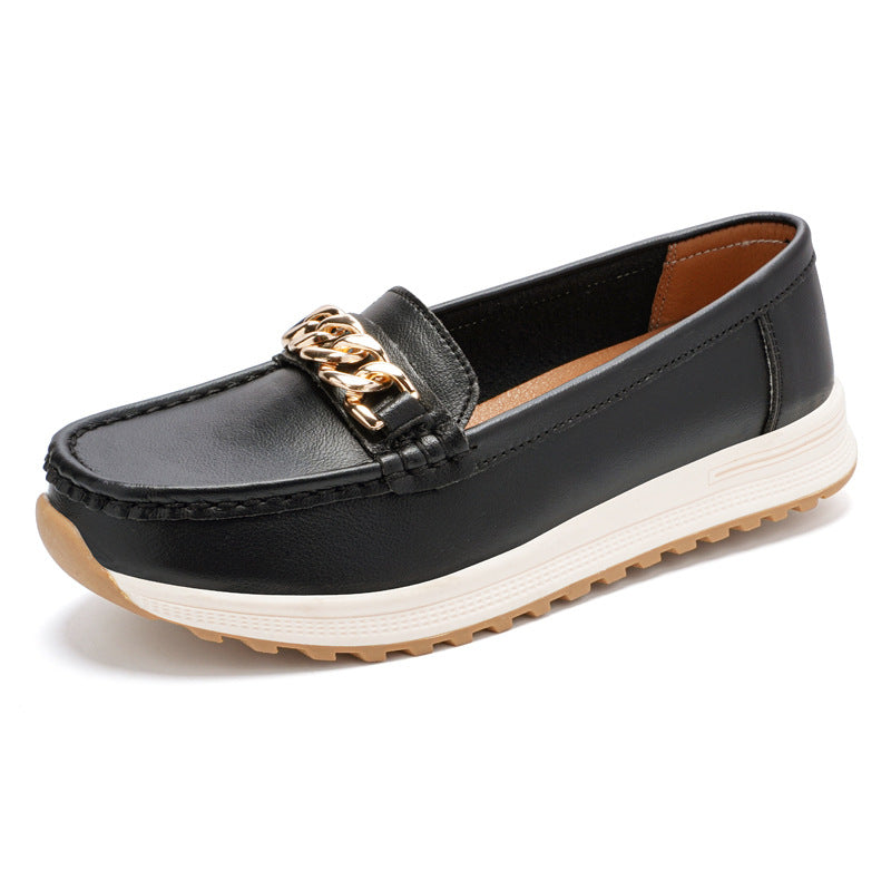 Women's Fashion Personality One Pedal Loafer ALPHIA