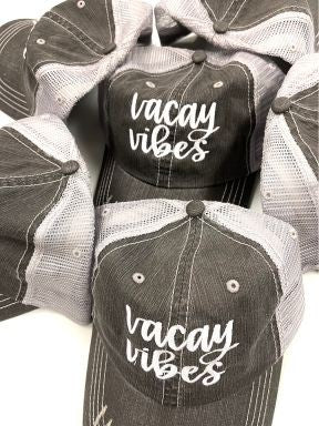Vacay Vibes Embroidered Trucker - ClassiQ