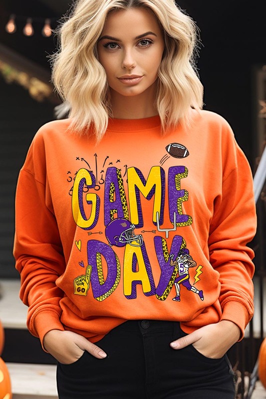 Game Day Football Graphic Fleece Sweatshirts - ClassiQ