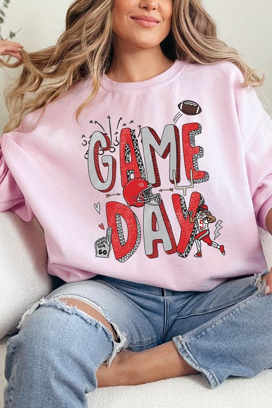 Game Day Football Graphic Fleece Sweatshirts - ClassiQ