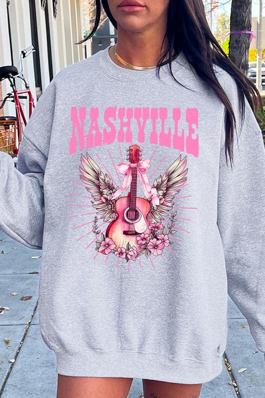 Coquette Nashville Graphic Fleece Sweatshirts - ClassiQ