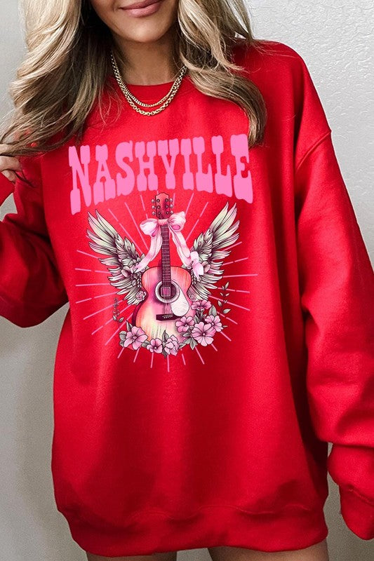 Coquette Nashville Graphic Fleece Sweatshirts - ClassiQ