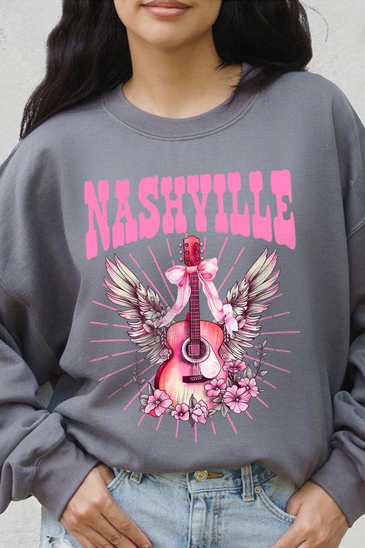 Coquette Nashville Graphic Fleece Sweatshirts - ClassiQ