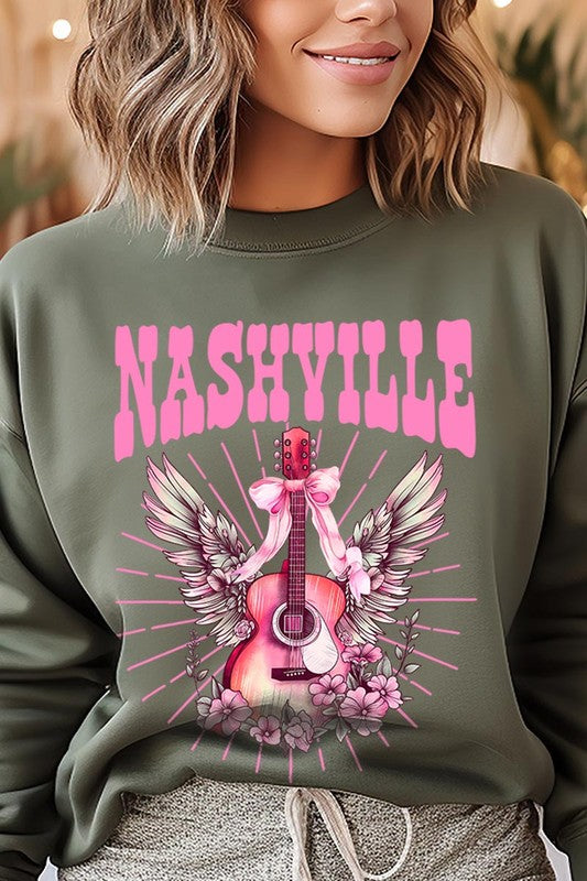 Coquette Nashville Graphic Fleece Sweatshirts - ClassiQ