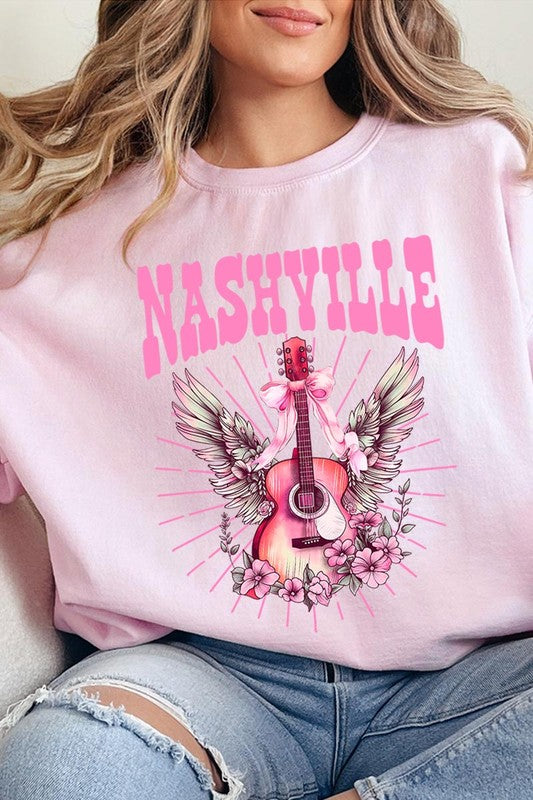 Coquette Nashville Graphic Fleece Sweatshirts - ClassiQ