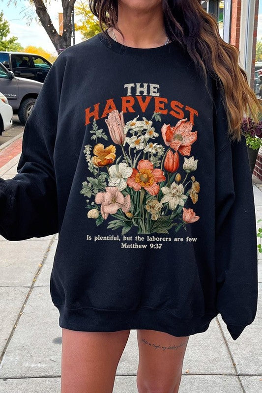 The Harvest Christian Graphic Fleece Sweatshirts - ClassiQ