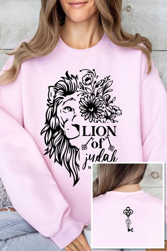 Bible Verse Front Back Graphic Fleece Sweatshirts - Classique Collection