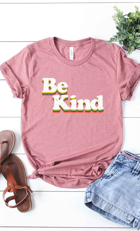 Retro Be Kind Graphic Tee PLUS - Classique Collection
