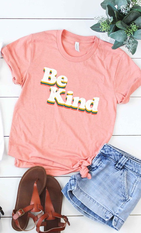 Retro Be Kind Graphic Tee PLUS - Classique Collection