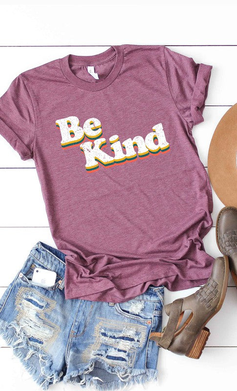 Retro Be Kind Graphic Tee PLUS - Classique Collection