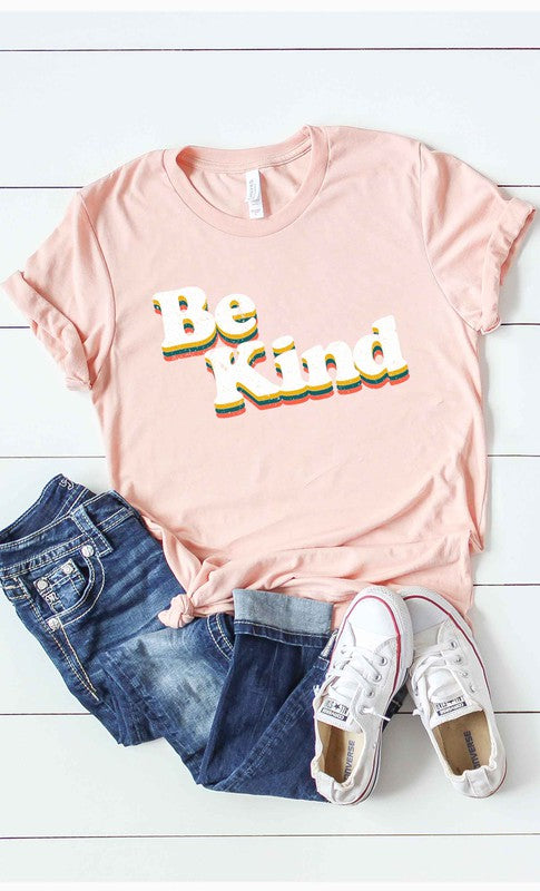 Retro Be Kind Graphic Tee PLUS - Classique Collection