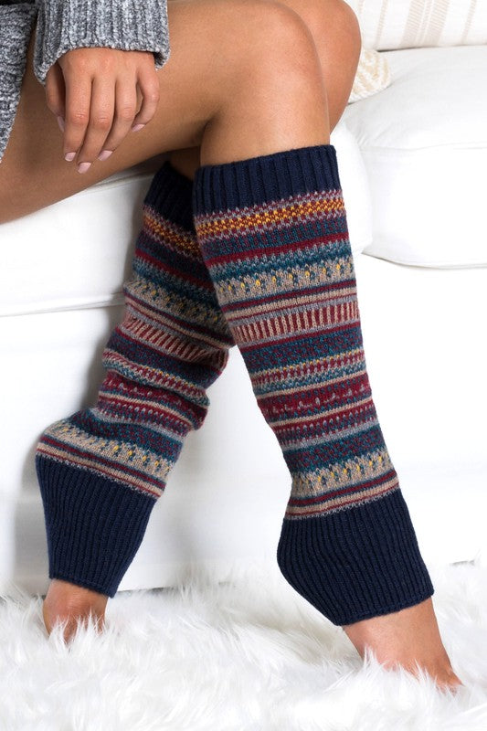 Short Fairisle Legwarmer - Classique Collection