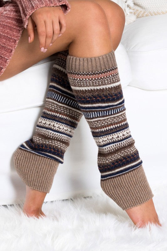 Short Fairisle Legwarmer - Classique Collection