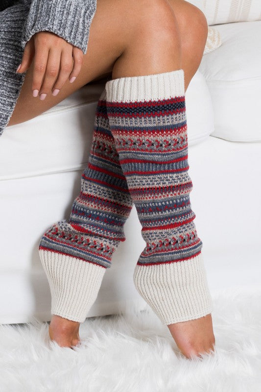Short Fairisle Legwarmer - Classique Collection