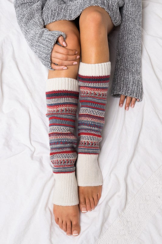 Short Fairisle Legwarmer - Classique Collection