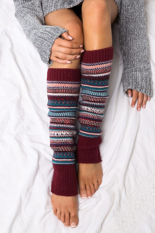 Short Fairisle Legwarmer - Classique Collection