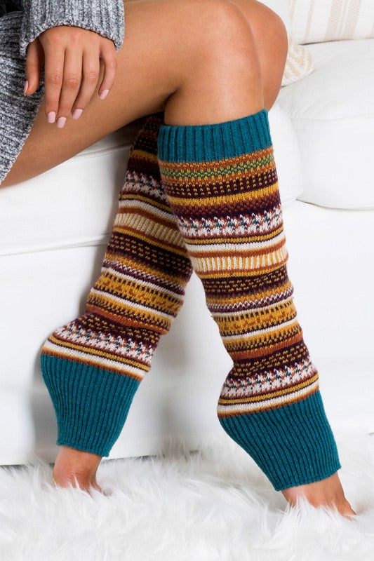 Short Fairisle Legwarmer - Classique Collection