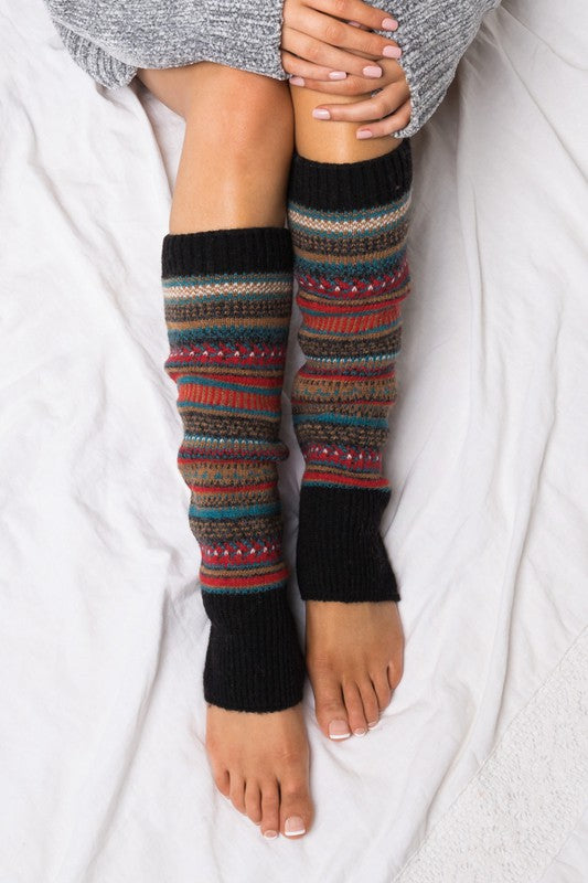 Short Fairisle Legwarmer - Classique Collection