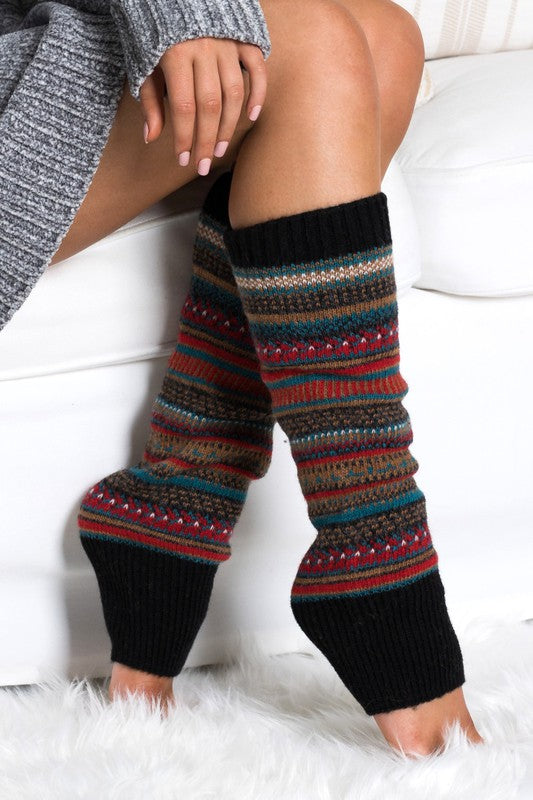 Short Fairisle Legwarmer - Classique Collection
