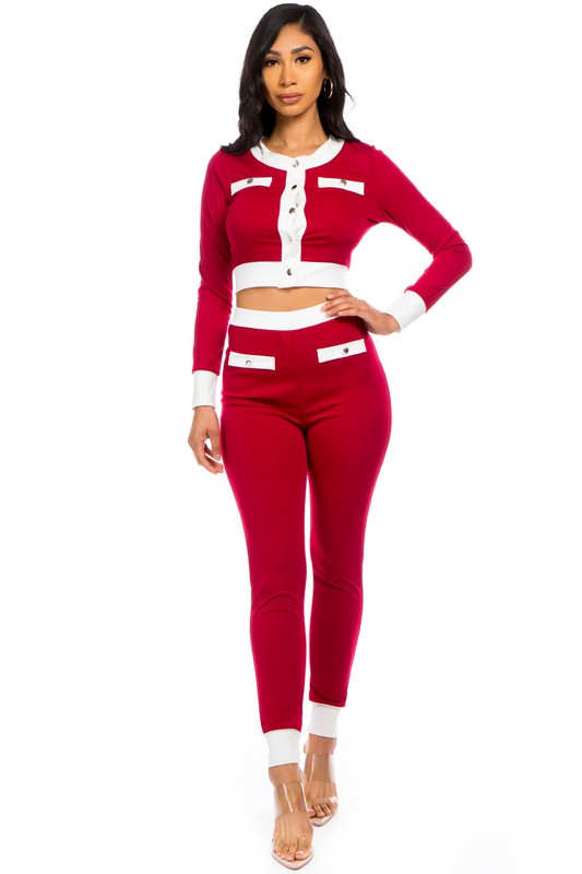 TWO PIECE PANT SET OUTIFITS - Classique Collection