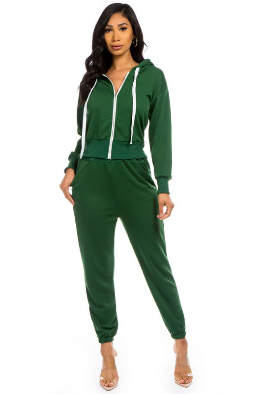TWO PIECE HOODIES PANT SET - Classique Collection