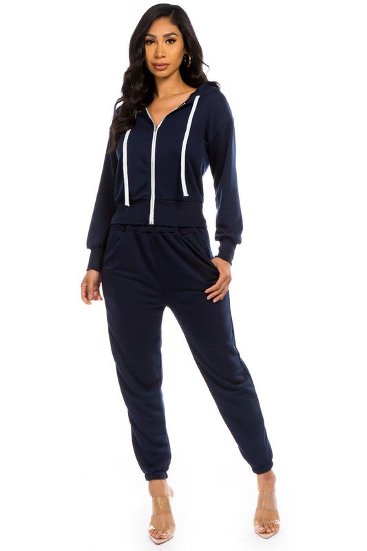 TWO PIECE HOODIES PANT SET - Classique Collection