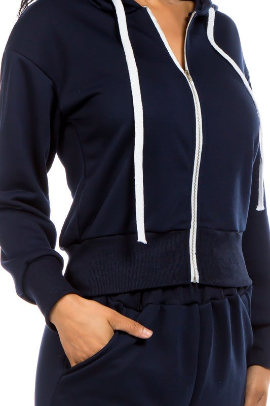TWO PIECE HOODIES PANT SET - Classique Collection