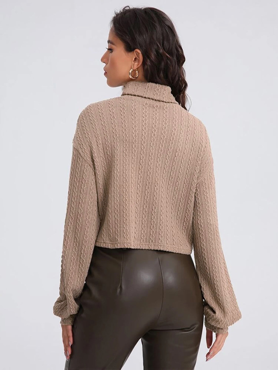 Turtleneck Long Sleeve Top - Classique Collection