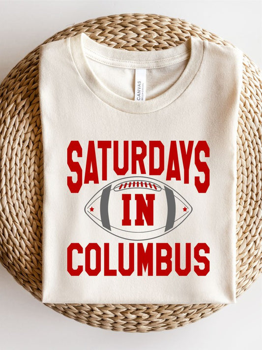 Saturdays in Columbus Softstyle Tee - Classique Collection