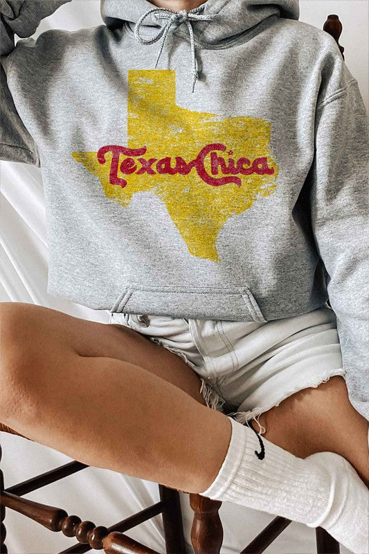 TEXAS CHICA HOODIE PLUS SIZE - Classique Collection