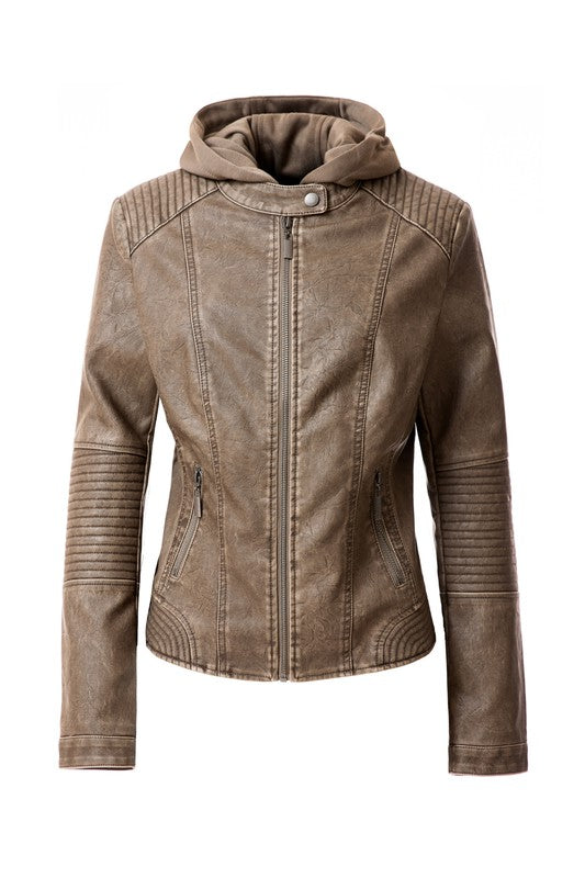 Women's PU Jacket - Classique Collection