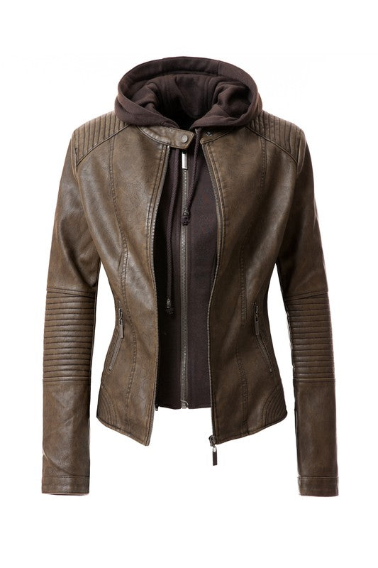 Women's PU Jacket - Classique Collection