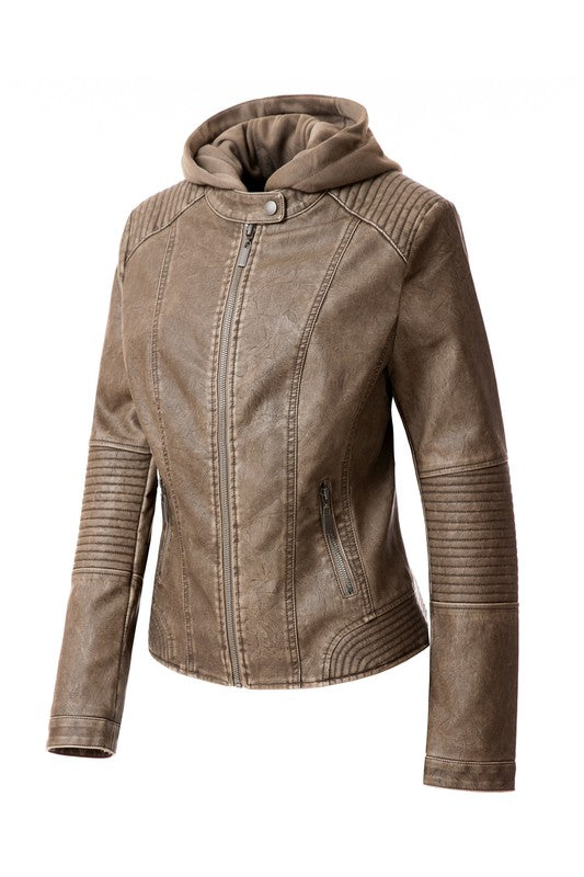 Women's PU Jacket - Classique Collection