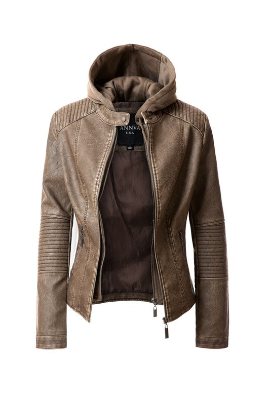Women's PU Jacket - Classique Collection
