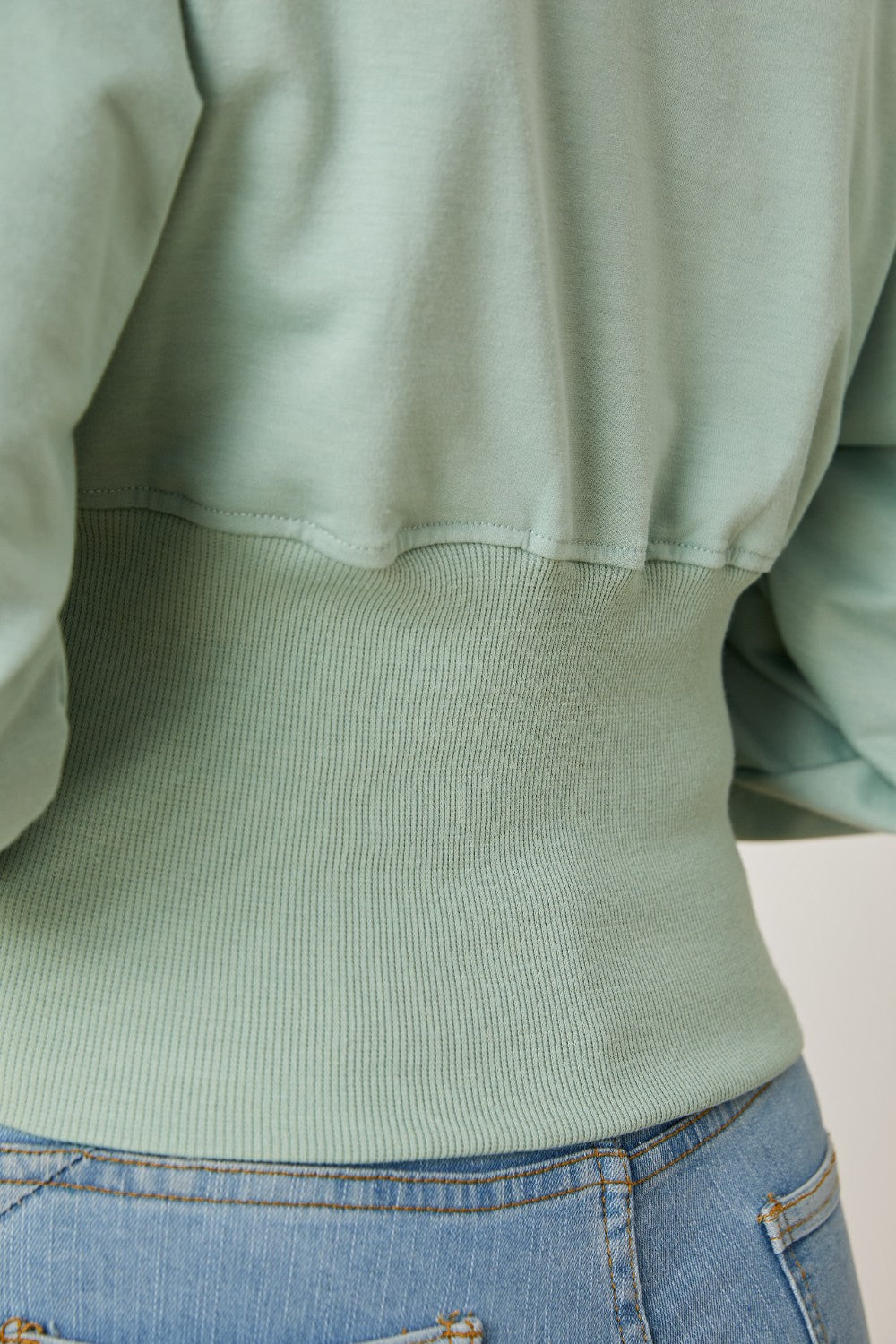 Boat Neck Lantern Sleeve Blouse - Classique Collection