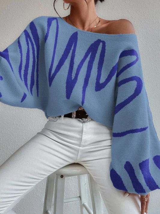 Oversized balloon sleeve sweater - Classique Collection