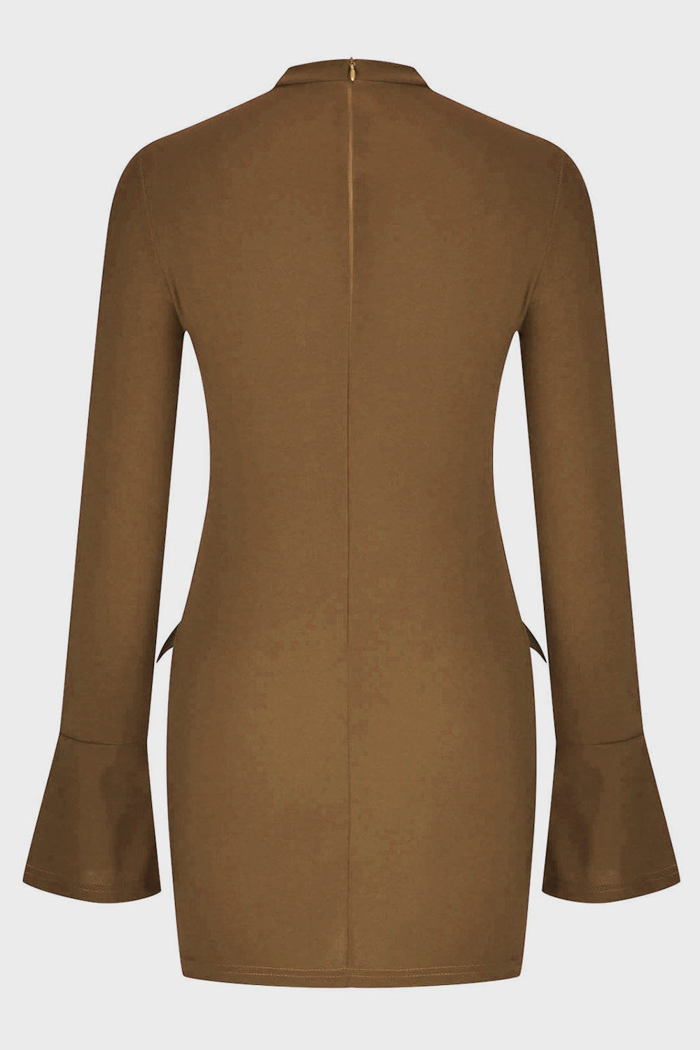 Mock Neck Long Sleeve Mini Dress - Classique Collection