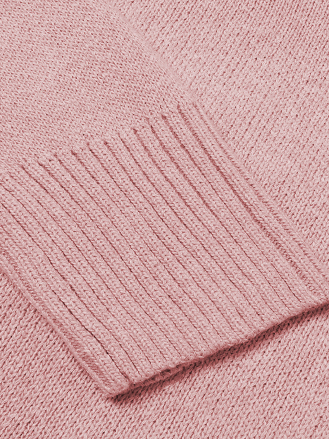 V-Neck Long Sleeve Knit Top - ClassiQ
