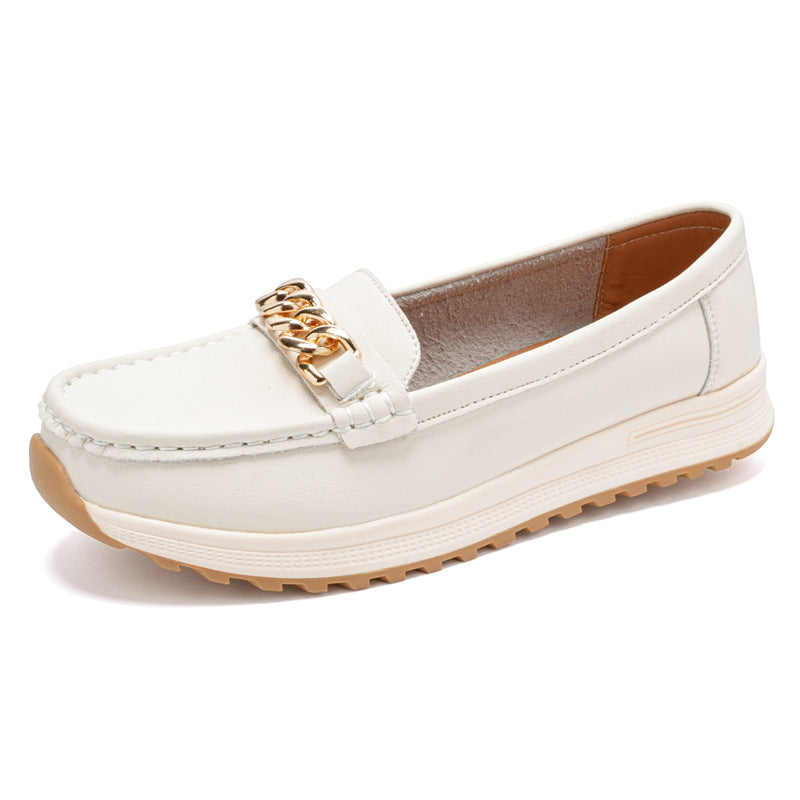 Women's Fashion Personality One Pedal Loafer ALPHIA