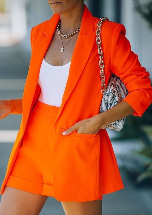 Two piece blazer and shorts set - Classique Collection
