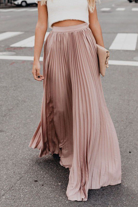 Pleated maxi skirt - Classique Collection