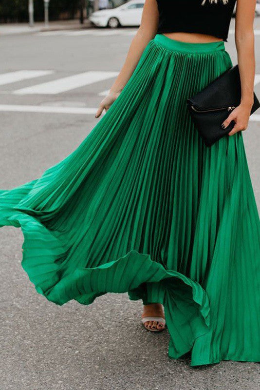 Pleated maxi skirt - Classique Collection