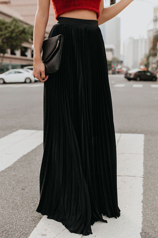 Pleated maxi skirt - Classique Collection