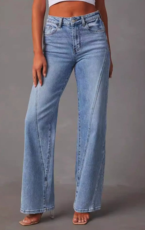 High waisted denim jeans - Classique Collection