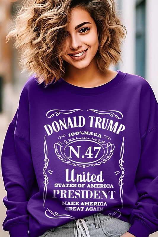 Donald Trump USA President Plus Sweatshirts - ClassiQ