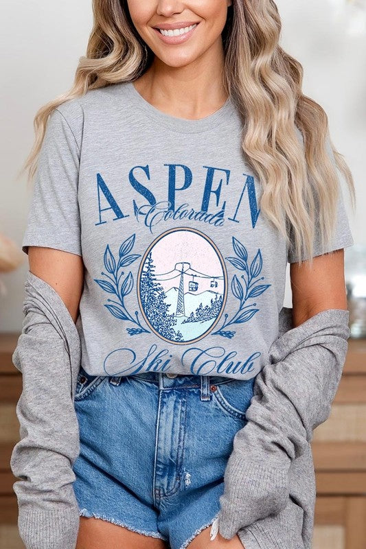 Aspen Ski Club Graphic Plus Tee - ClassiQ