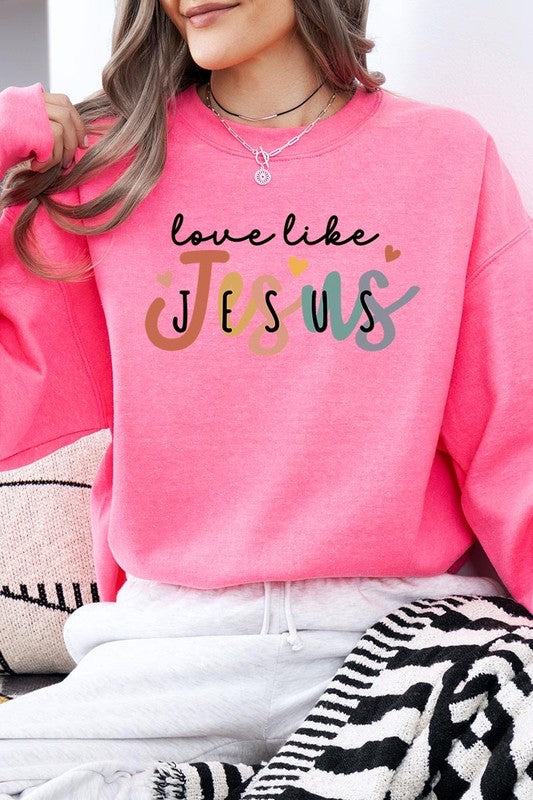 Love Like Jesus Graphic Sweatshirt - ClassiQ